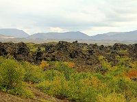 John went for a walk in Dimmuborgir, an area of fascinating lava flows on the eastern shore of Mývatn.