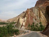 Drive through the Dades Valley  Veins of different colors