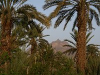 Agdz  Jebel (Mount) Kissane seen from Agdz oasis