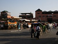 Marrakesh  Djemma el-Fna, the main square and principal tourist area