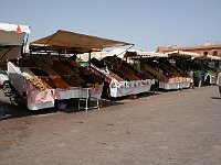 Marrakesh  Dried-fruit stands