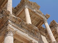 Ephesus  Facade of the library, with intricate decorations