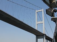 Istanbul - Bosphorus tour  The Bophorus Bridge, linking Europe and Asia