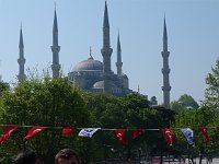 Istanbul - Sultanahmet  The Sultan Ahmed Mosque, or Blue Mosque, is one of two mosques in Turkey  to have six minarets