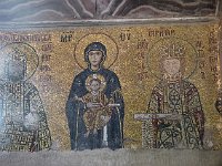 Istanbul - Sultanahmet  Virgin and child mosaics from the 9th century