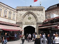 Promenades in Istanbul  For one walk, John left the tram at the Beyazit Square entrance to the Grand Bazar (Kapalıçarşı)