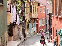 Promenades in Istanbul  Colorful old houses