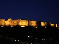 Selçuk  The Citadel is beautifully illuminated at night
