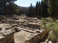 The palace of Knossos, just south of Heraklion, was built on a hilltop but spills down over the sides.  gr16 091710390 s