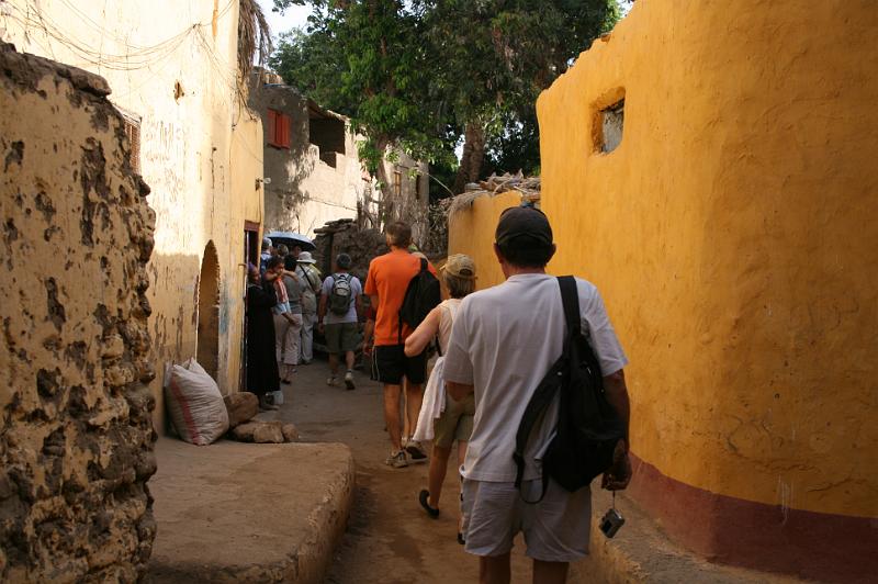 eg07_050208231_j.jpg - A narrow and colorful village street in the Nubian village on Elephantine Island