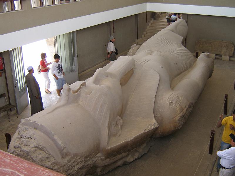 eg07_042714281_s.jpg - Fallen collosal statue of Ramses II in Memphis Museum