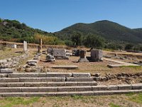 Ruins of a Doric temple dedicated to a local queen, Messene, considered to have been a god.  gr17 091613271 k rc