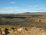 View southwest across lava field
