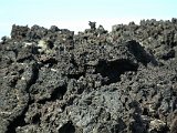 Complex dried lava