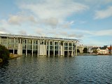 The Ráðhús (city hall) on Lake Tjörn