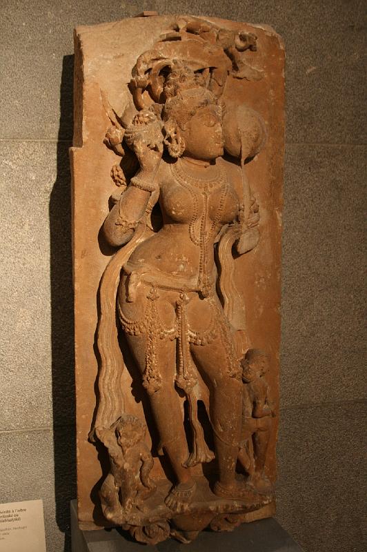 mg07_100112411_j_r.jpg - Tree divinity, vrikshaka or shalabhanjika, Rajasthan, 10th century, sandstone
