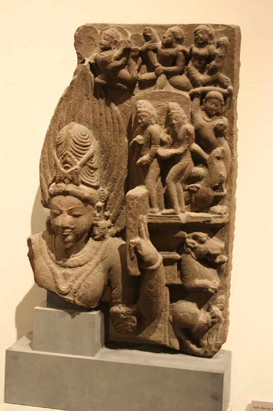 mg07_100112471_j_r.jpg - Agni, god of fire, Madhya Pradesh (?), 10th century, sandstone