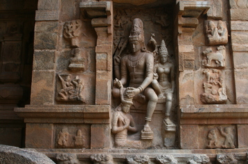 Shiva and Parvati and Chandesha