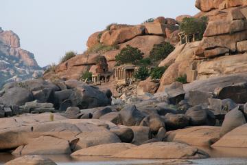 Temples amid rocks