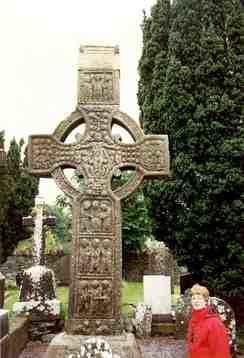 A beautiful celtic cross at Monasterboice