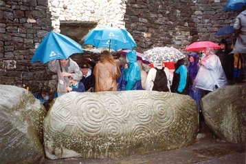 Newgrange entrance,