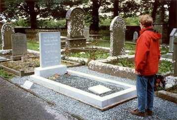 Yeats's grave at Drumcliff