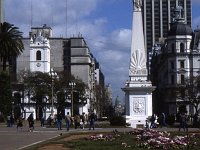 Plaza de Mayo and the Cabildo (on left)