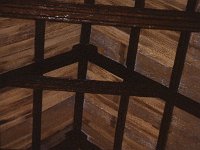 Cactus-wood roof of the Uquia church
