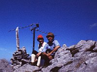 This is our first visit, in summer of 1986. We went back five times. The cross was destroyed years ago; there is only a stump left beside an antenna of some sort.  sj86 31b047 b