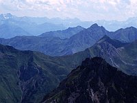 Receding planes of mountains, including the Wilder-Mann and the Geissspitze.  sj93 49b050 a