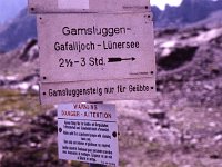 "Gemslücke climb only for practiced mountain walkers."  sj94 52a020