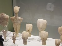 Cycladic statues like ones we saw in the Cyclades a year before (2015).  gr16 091810151 j