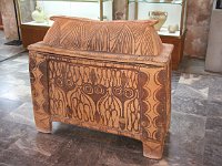 Beautifully decorated Minoan sarcophagus.  gr16 092511130 j