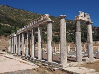 Beautiful colonnade of the western stoa of the agora.  gr17 091613260 k