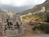 The wall climbs uphill from the Arcadian Gate.  gr17 092012550 s