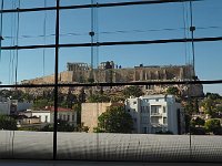 The Acropolis, seen from the upper floor of the Acropolis Museum, which is not on the Acropolis, but at its foot.  gr17 090816353 k