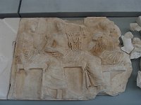 One of the metopes which were once on the frieze above the columns of the Parthenon.  gr17 090816500 s