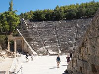 American tourist at Epidauros.  gr17 091311261 s