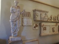 The museum houses copies of statues found in the Sanctuary of Asclepius. Yup, that's the same guy as the one to whom the sanctuary at Archaea Messini is dedicated.  gr17 091311531 s-a