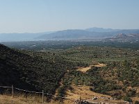 From the palace, the view extends to the sea near Nafplio, so the position was well chosen, with its face to the sea and its back to a higher mountain.  gr17 091508461 k