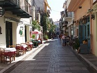 The quiet streets of Nafplio are filled with taverna.  gr17 091210211 s