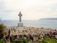 "Shane O'Neill's Cairn" near Cushendon, erected in 1908  Antrim Coast