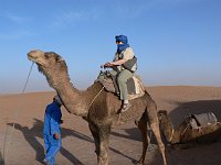 Erg Chigaga  Siv on "her" camel