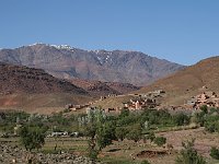 From desert to Marrakesh  Snow on the peaks of the High Atlas Mountains (higest peak, Jebel Toubkal at 4167m)