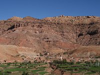 From desert to Marrakesh  Cliffs and fields