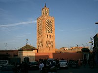 Marrakesh  Minaret in setting sun