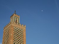 Marrakesh  Moon and minaret
