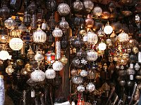 Marrakesh  In the souq, lamps