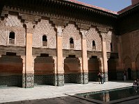 Marrakesh  Ali Ben Youssef Medersa, a former Koranic school founded in the 14th century