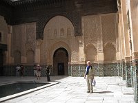 Marrakesh  Tourist in Ali Ben Youssef Medersa